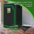 Green Hut 3x3 Grow Tent, 36"x36"x72" Hydroponics Growing Tent