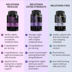 12-in-1 Melatonin Sleep Capsules - Natural Sleep Aids for Adults with Melatonin 5mg and Magnesium Glycinate 500mg, Sleep Aid with Ashwagandha, L Theanine, Valerian Root, GABA, 5-HTP (90ct, Pack of 4)
