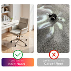 Kuyal Clear Chair mat for Hardwood Floor, 36 x 48 inches