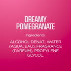 Body Fantasies Signature Fragrance Body Spray, Dreamy Pomegranate, 8 fl oz
