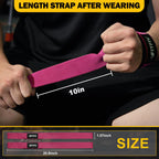 FITFIV Lifting Straps for Weightlifting, Lifting Wrist Straps for Gym Strength Training, Neoprene-padded Wrist Cushion - Men & Women