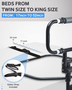 Sangohe Heavy Duty Bed Rails for Senior & Elderly and People Falling Out of Bed - Foldable Bed Assist Handle - 504E