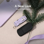 NexTool Micro Sailor Scissors S0, Mini Keychain Multitool with Serrated Scissors, 8-in-1 Lightweight EDC Tool for Travel, Outdoor, Everyday Carry, Cool Gadget for Men(Purple)