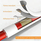 Twippo Heat Shrink Tubing Kit 355pcs - 3:1 Adhesive Lined - Electrical Waterproof Industrial Heat Shrink Terminal Connectors - Marine Grade Wire Connector Shrink Wrap Tube - 3.15" Length - White