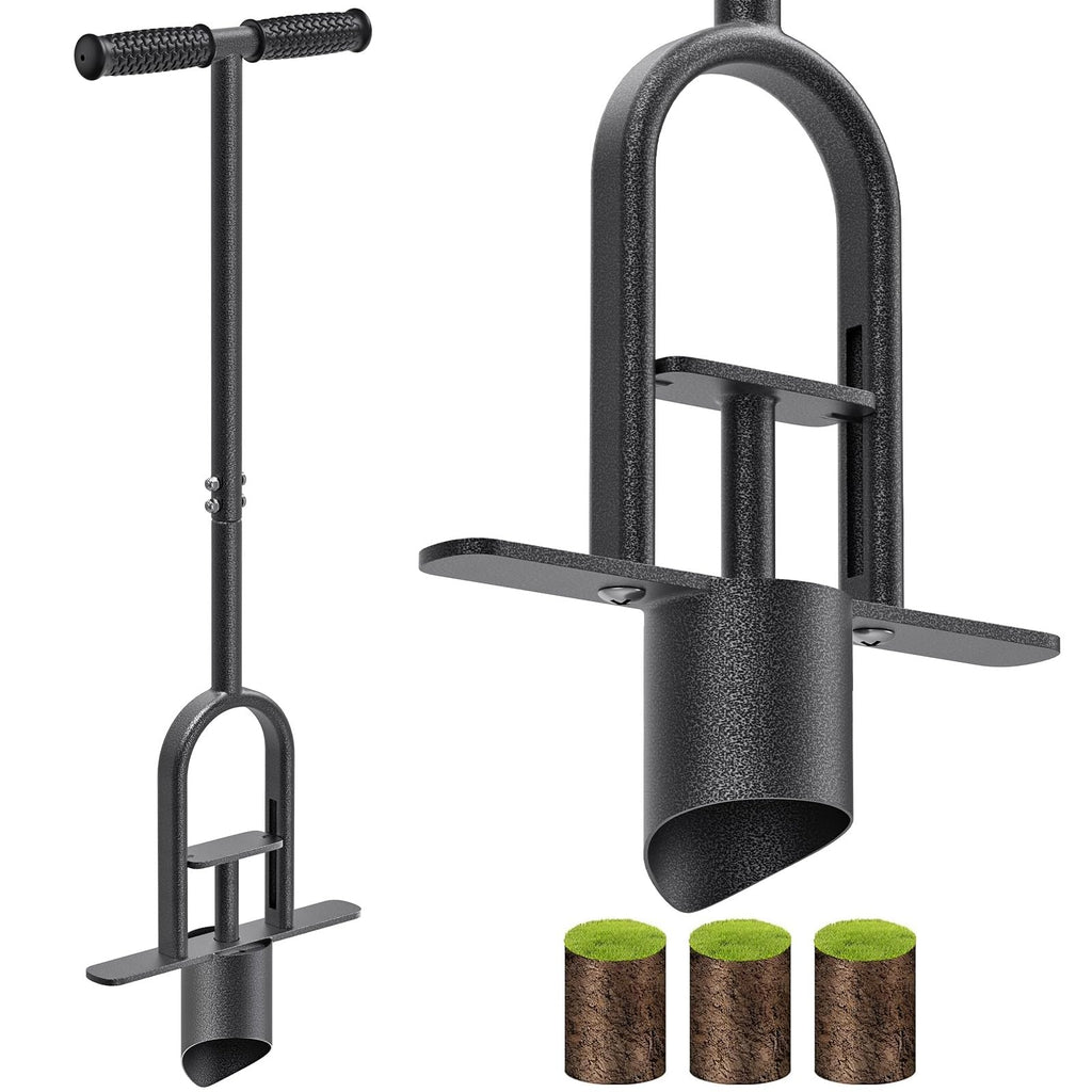 Lifeswell Long Handled Bulb Planter Tool with Rubber Grip