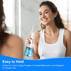 Water Flosser Pick for Teeth: 4 Modes Cordless Portable Water Flossers Teeth Cleaner Rechargeable 300ML IPX7 Waterproof Oral Irrigator Flossing Cleaning Picks for Home Travel