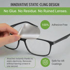 Translucent Eye Patch for Glasses, Adult Eye Patch for Men & Women, Vision Therapy for Amblyopia, Strabismus & Double Vision