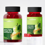 NEWELLME Apple Cider Vinegar Gummies B12 Multivitamin -ACV Supplement Gummy Vitamins, Energy & Detox | Vegan, Non-GMO & Gluten-Free (90)