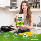 Arme Oil Solidifier, 40 Oz(2.5Lb) Cooking Oil Solidifier for Disposal(Disposal Up to 7.4 Gallons/113Cups), 100% Plant-Based Grease Solidifying Powder, Fat Hardener for Disposal Kitchen&Restaurant Use