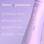 Oralfree Water Dental flosser Teeth Picks - Braces Cordless Oral Irrigator Portable Rechargeable Travel Irrigation Cleaner IPX7 Waterproof Electric Professional Flossing Teeth Cleaning for Home