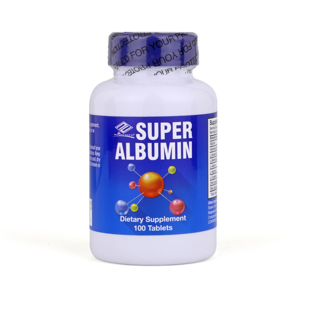 Nu-Health Super Albumin Hydrolyzed Protein & Amino Tablets, Tissue Repair