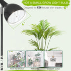 Lonwon Grow Light Bulb, Plant Light Bulb, E26 Grow Bulb Full Spectrum
