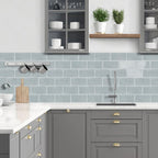 STICKGOO 10-Sheet Subway Tile Peel and Stick Backsplash, Self Adhesive Vinyl Wall Tiles, Stick on Backsplash for Kitchen and Bathroom(Thicker Design)