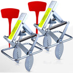 Mole Trap Scissor 2 Pack, Upgraded Mole Traps for Lawns that Kill Best, Galvanized Steel Mole Killer, Step Setup