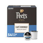 Peet's Coffee Coffee Pods, Medium Roast, Café Domingo, 54 K Cups