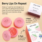 grace & stella Award Winning Lip Butter - Lip Balm Hydrating - Nourishing Lip Mask (3-pack) Airplane Travel Essentials, Beach Vacation and Purse Essentials - Lip Moisturizer for Dry Lips - Vegan