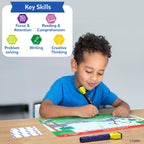 Skillmatics I Can Write Disney Junior Mickey Mouse - Reusable Preschool Learning Activities, Educational Toy and Game, Back to School Supplies, Gifts for Students, Kids, Toddlers Ages 3, 4, 5, 6