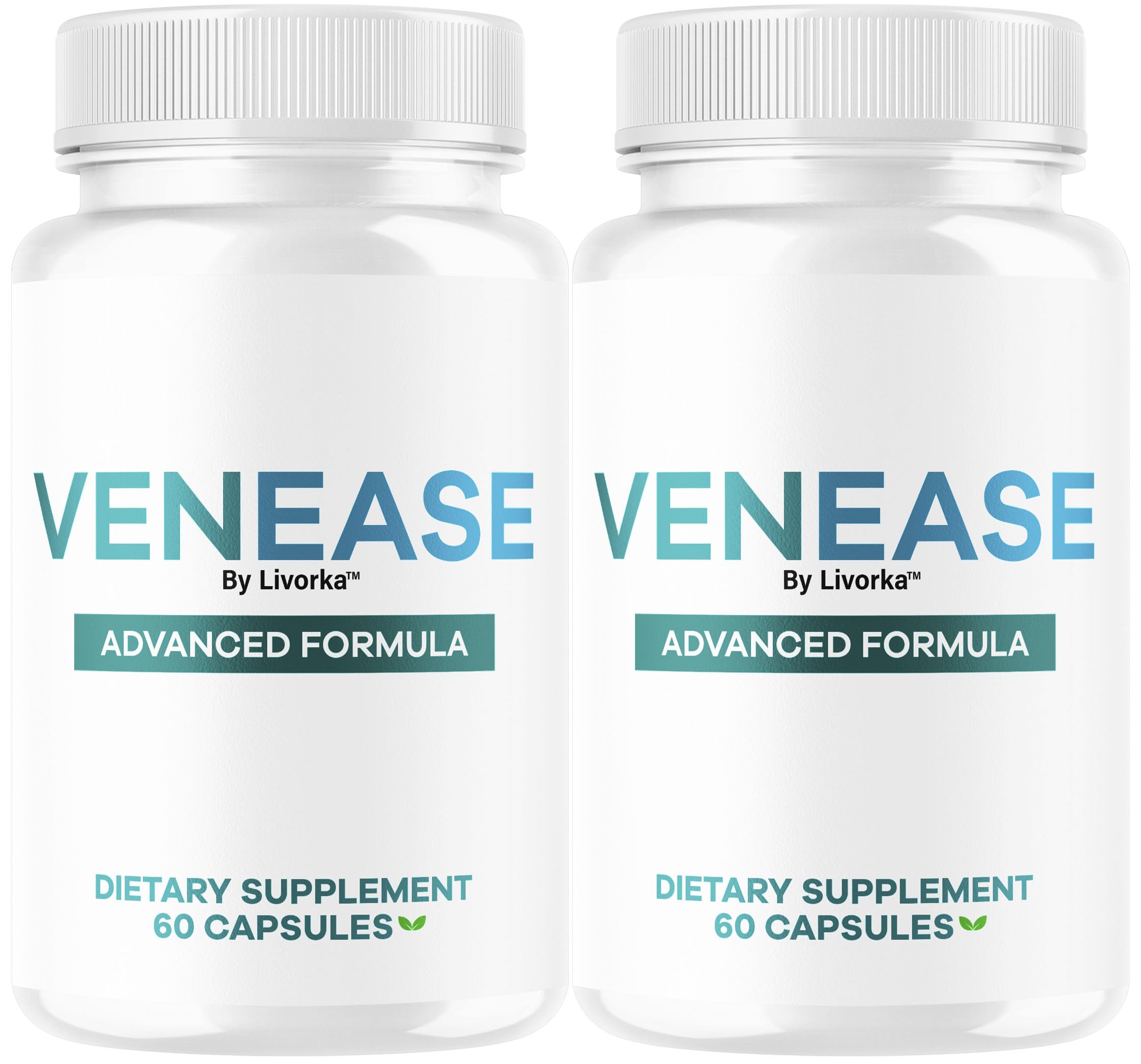 (2 Pack) Venease Capsules - Official Venease Pills Premium Supplement Support Advanced Formula All Natural for Vein Wellness & Health Multivitamin Pure Formula Reviews, 120 Capsules for 2 Months