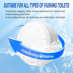 Automatic toilet cleaning tablets,50 packs-bleaching, descaling, deodorizing-water tank drop tablets, fresh smell, safe, for removing stains and scale, recommended for most toilets, cost performance