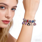 Ugecl K.Pop Demon Hunters DIY Bracelet for Women, Charms Bracelet with Customizable Order, Pop Jewelry Accessories, Birthday Gifts