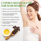 GOGIFTGO Cyperus Rotundus Oil,Cyprus Rotundus Oil for Hair Removal,Cyperus Oi-l Natural, Soothing and Gentle,Reducing Body Hair Growth,Smooth Skin & Hair Removal,60ml (1pcs)