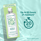 Biotrue Contact Solution, Multi-Purpose Solution with Lens Case, Cleans, Conditions, Hydrates, Disinfects, Removes Protein, Dirt & Debris, Contact Lens Cleaner & Storage, 10 Fl Oz (Pack of 1)