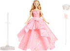 Mattel Universal Wicked Deluxe Glinda Fashion Doll & Accessories Including Crown & Scepter, Movie-Inspired Look with Posability