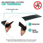 Composite Shims (12 Pack) - Hard Composite Shims for Home Improvement - Never Rot for Leveling - Restaurant Table Levelers - Table Wedges - Toilet Levelers - DIY Furniture Levelers - Stock Your Home