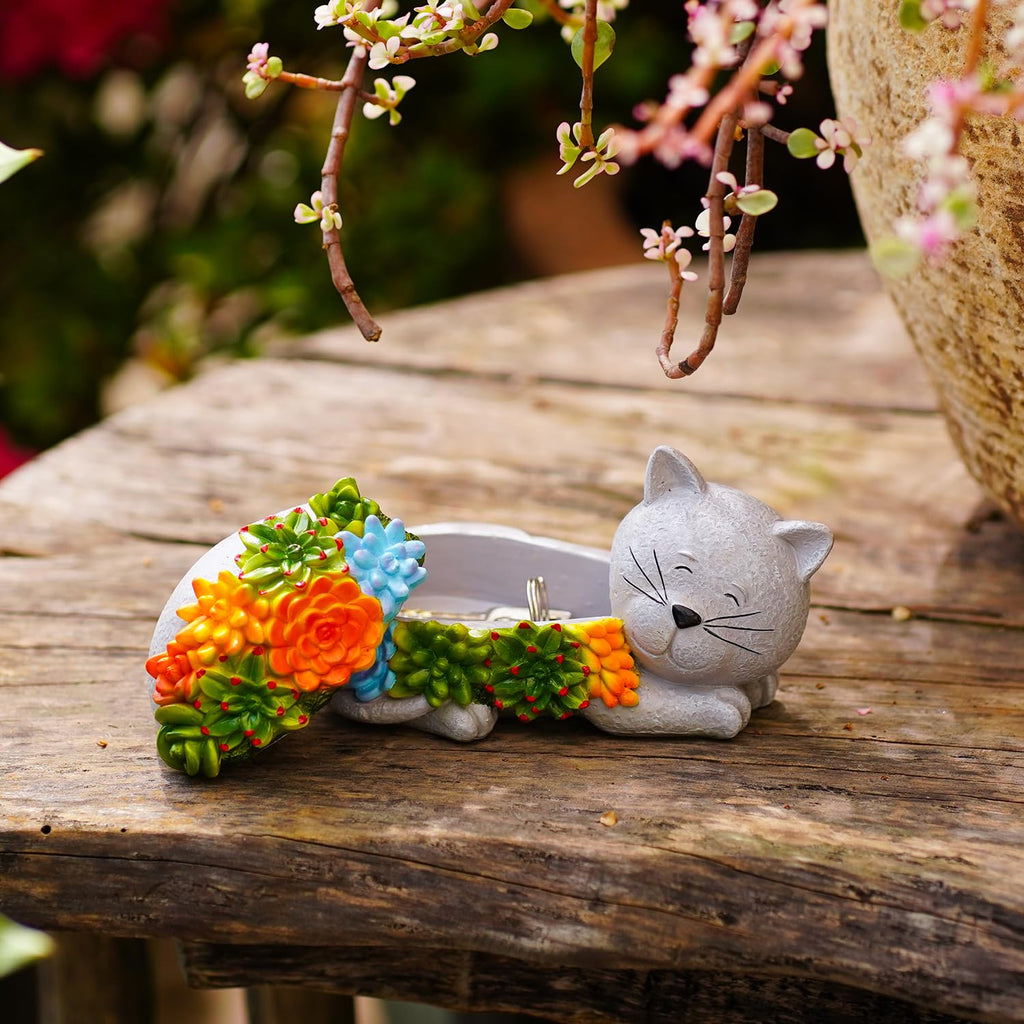 Fashionoda Outdoor Cat Key Hider Statue