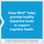 Life Extension Dopa-Mind™, Dopamine Support Supplement, Supports Cognitive Performance, Healthy Dopamine Production, Gluten-Free, Non-GMO, Vegetarian, 60 Tablets