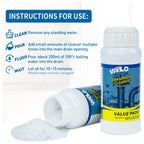 Wild Tornado Pipe Dredge,Powerful Sink Cleaner Powder Fast Foaming for Kitchen Toilet Pipeline Quick Cleaning Tool（4pcs）