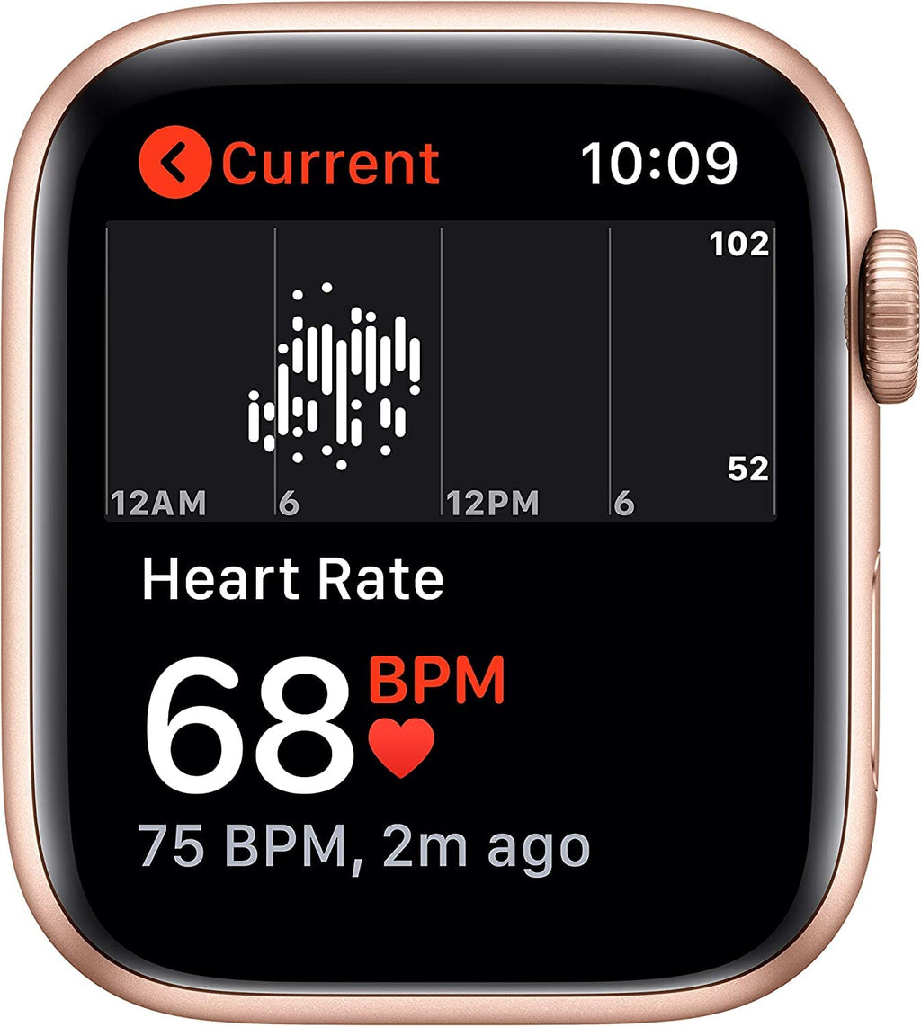 Apple Watch SE (GPS + Cellular, 40mm) - Gold Aluminum Case with Pink Sand Sport Band (Renewed)