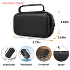 Elonbo Carrying Case for Portable Handheld Inhaler Nebulizer Machine, Black