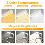 EastPin Neck Light, Rechargeable Book Light for Reading, Bright Dual Lamps