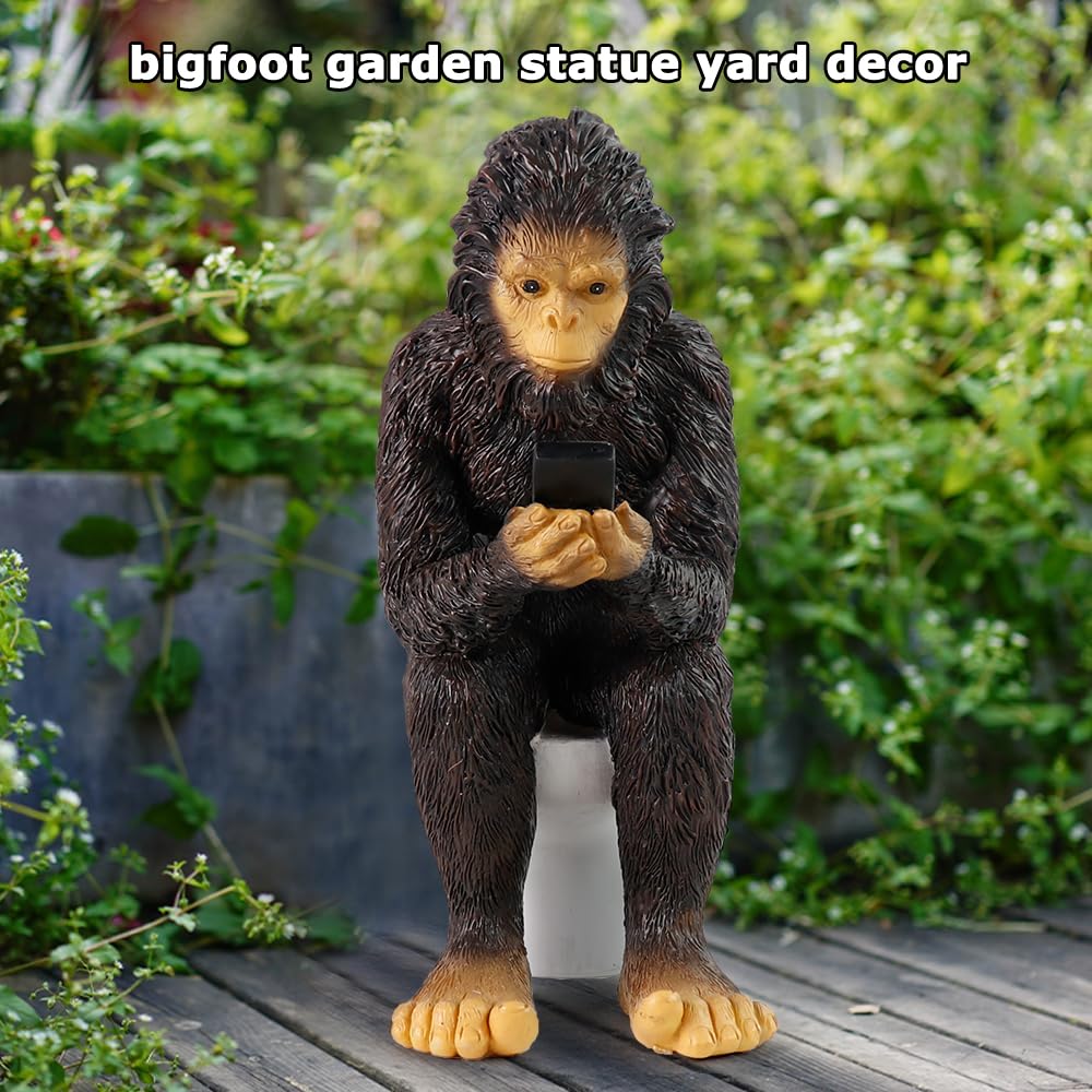 TB TIBAG Bigfoot Statues Sasquatch Outdoor Indoor Decorations