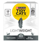 Purina Tidy Cats LightWeight 4-in-1 Strength Cat Litter, 17 lb
