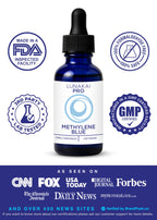 Lunakai USA Made Methylene Blue Pharmaceutical Grade – 99.99% Pure USP Grade 1% Methylene Blue Drops for Humans – Cognitive & Focus Support Supplement