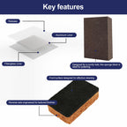 17.2oz Drywall Patch Repair Kit - Professional All-in-1 Tool Set (Scrapers/Sanding Sponge/Texture Sponge/Gloves/ Aluminum Patches/Putty Knife) for Fast Wall Hole Repair
