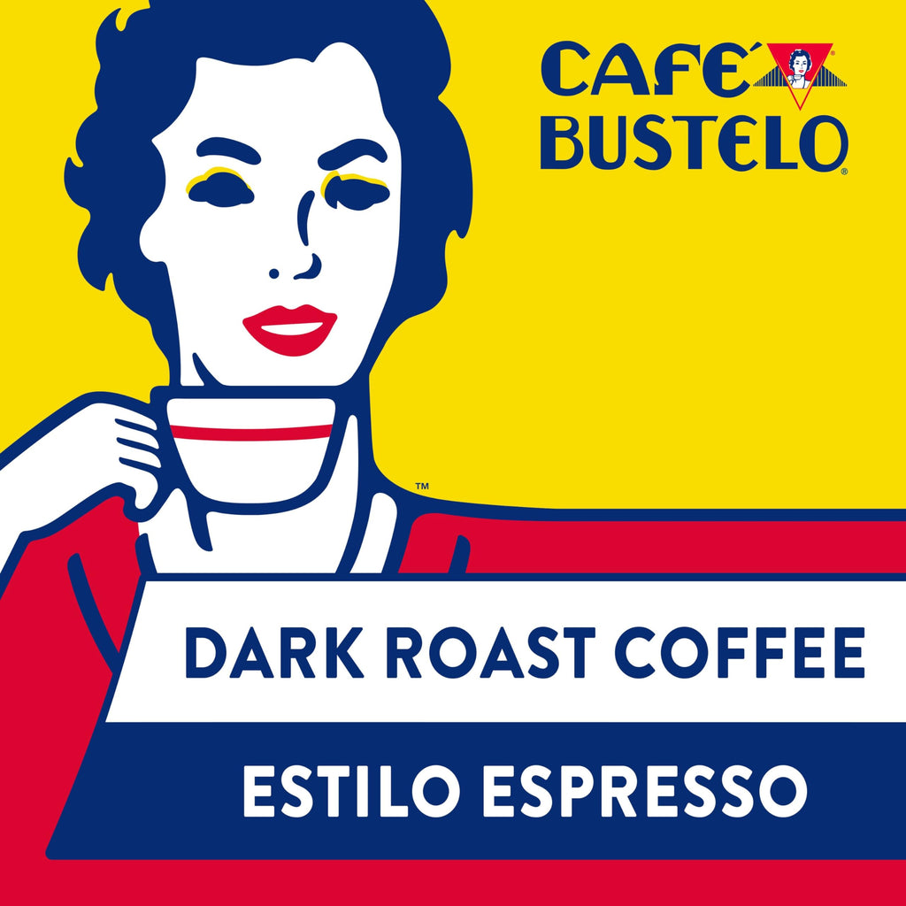 Café Bustelo Espresso Style Dark Roast Single Serve Coffee Pods, 96 Count