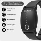 EmeTerm Explore Classic FDA-Cleared Galaxy Black and Navy Blue Anti-Nausea Wristband IP67 Waterproof Morning Motion Travel Sickness Vomit Relief Rechargeable No Gel Drug Free Without Side Effects