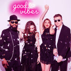 HOHOSIGN Good Vibes Neon Sign for Wall Decor Neon Lights Sign, 16"x8" Heart and Good Vibes LED Signs for Bedroom Wall, USB Operated Pink Goodvibes LED Neon Lights Signs for Game Room Christmas Decor