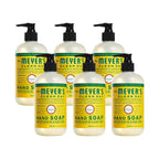 MRS. MEYER'S CLEAN DAY Hand Soap, Made with Essential Oils, Honeysuckle, 12.5 fl. oz - Pack of 6