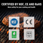 TempPro TP18 Instant Read Meat Thermometer Digital with Thermocouple Sensor, Cooking Food Thermometer for Grill, Smoker, BBQ, Oil Deep Frying, Candy, Kitchen Thermometer Bakeware(Previously ThermoPro)