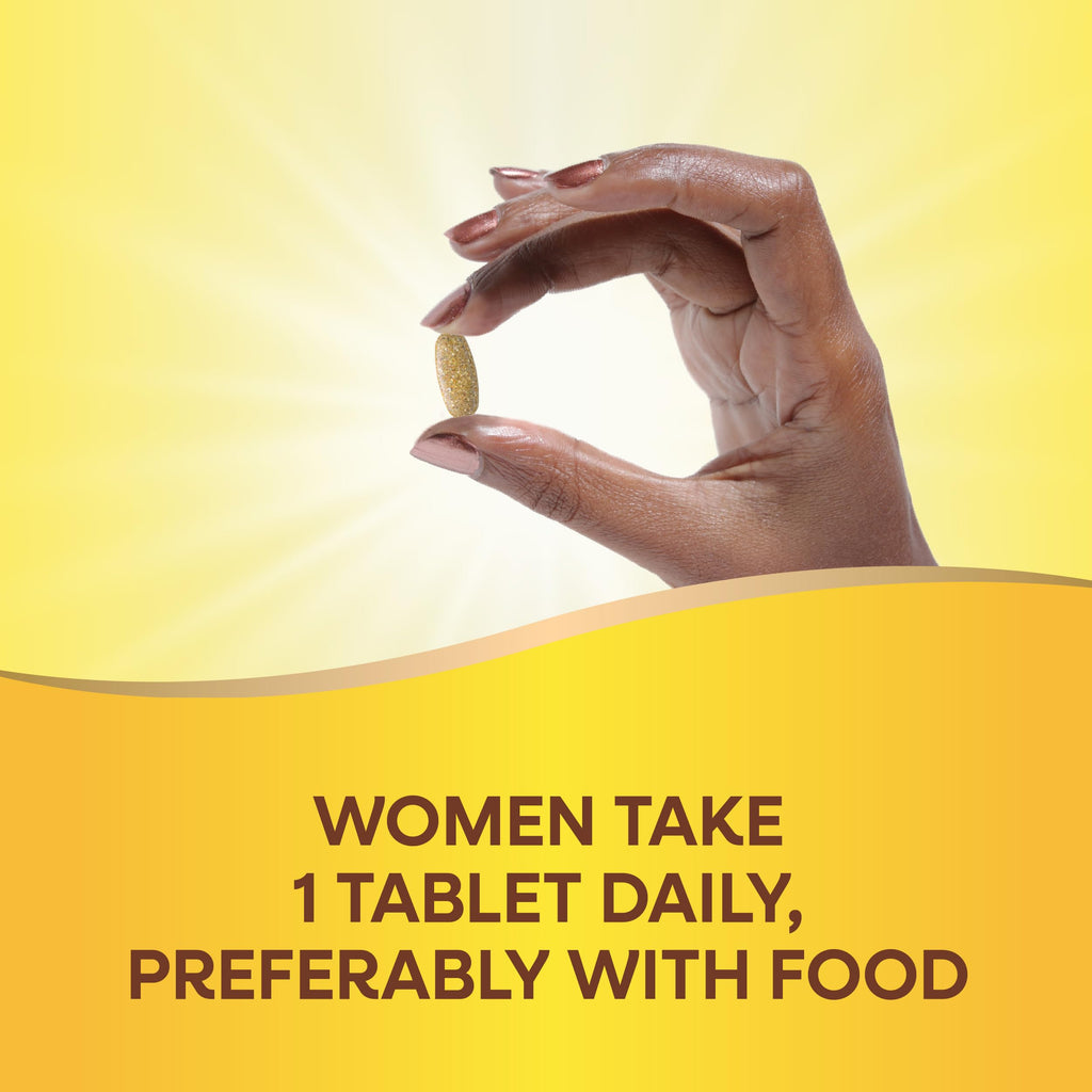 Nature’s Way Alive! Women’s 50+ Ultra Potency Complete Multivitamin, High Potency Formula, Supports Whole Body Wellness & Healthy Aging*, 60 Tablets