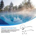 IDXLFLS1930 Pool Heater Flame Sensor for Hayward Universal H-Series Induced Draft and Gas Heater H250IDL H300IDL H400IDL H150FD