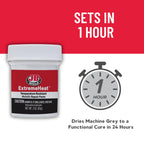 J-B Weld 37901 ExtremeHeat High Temperature Resistant Metallic Paste - 3 oz