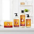 MRS. MEYER'S CLEAN DAY Bar Soap, Use as Body Wash or Hand Soap, Made with Essential Oils, Clementine_, 5.3 oz, 4 Bars