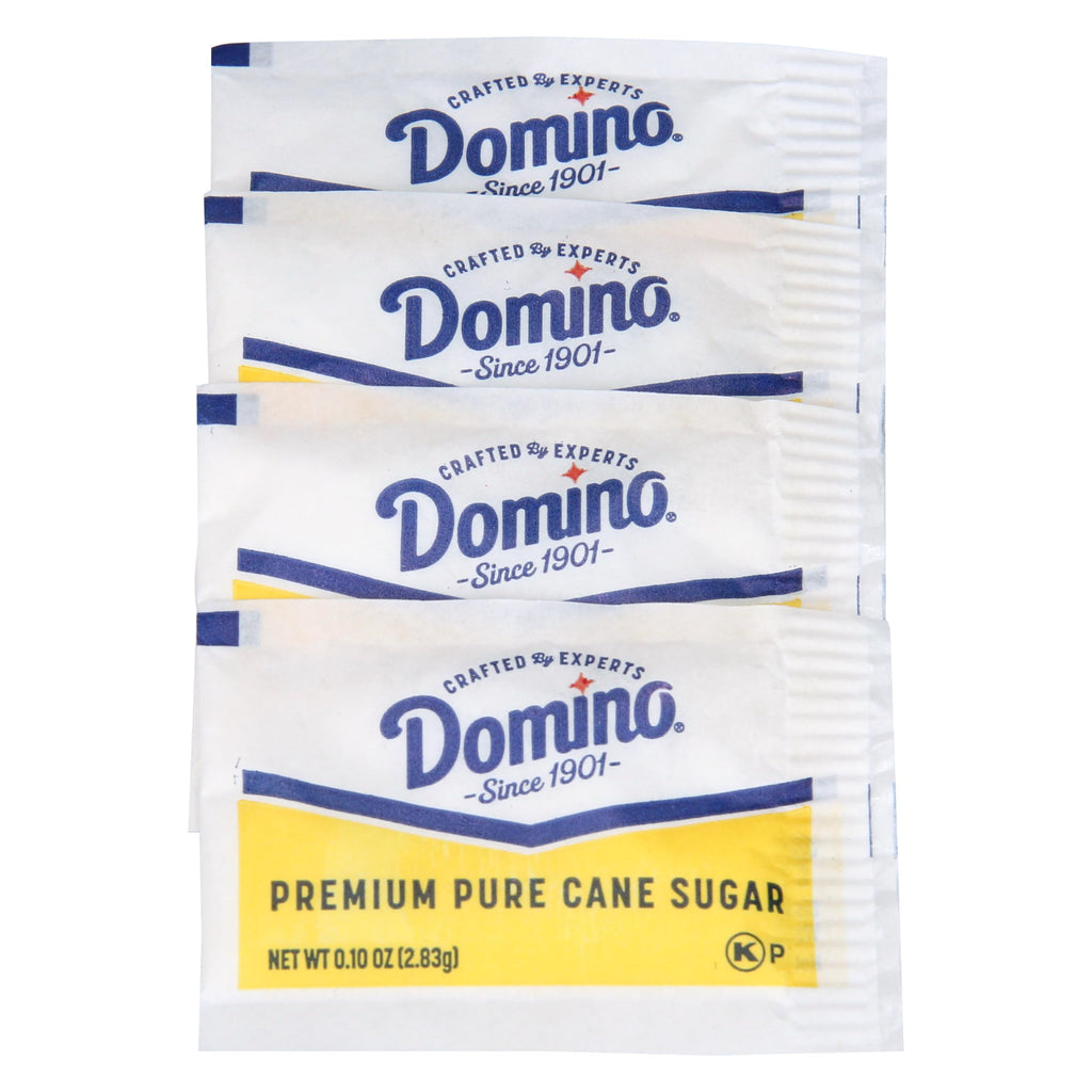 Domino® White Sugar Packets, 400 Count Dispenser Box, 0.10 oz Each