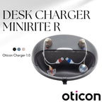 Otto Tech Oticon Charger 1.0 - Desktop Charger Replacement, Compatible with miniRITE R Oticon, Sonic, Bernafon Rechargeable Hearing Aids, Deskcharger