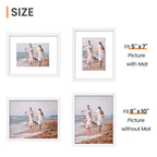 upsimples 8x10 Picture Frames, Gallery Wall Frames Set of 5, White